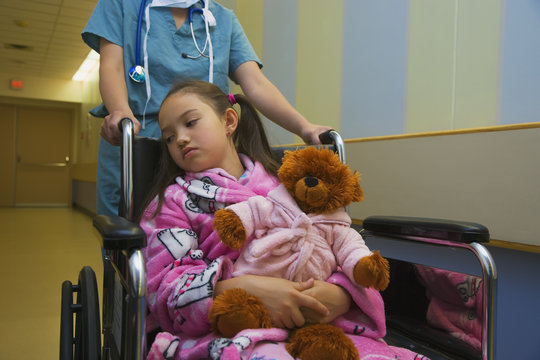 Child In A Wheelchair