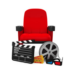 Naklejka premium Movies Cinema Concept