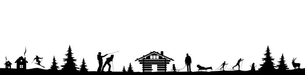 Winter Landschaft Sport