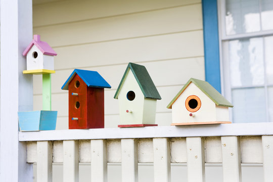 Variety Of Bird Houses