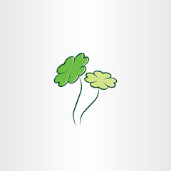 clover plant luck illustration vector