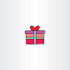 gift box vector icon illustration symbol