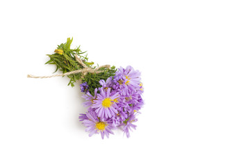 flower bouquet. Romantic date, invitation, sweet wish concept - space for text 