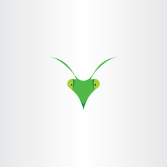 praying mantis icon vector clip art