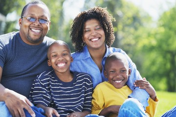 Knoxville, Tennessee, United States Of America; Portrait Of A Family With Two Sons