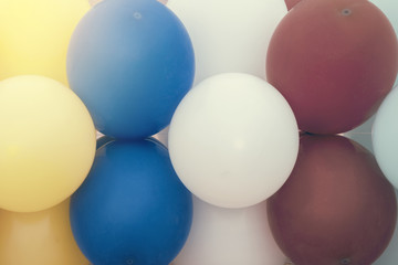 Beautiful multicolored balloons background 2