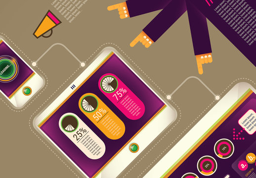 Technology Illustrations Set