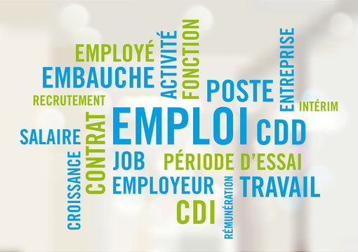 Emploi - Nuage de mot