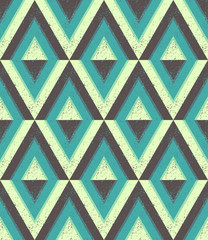 turquoise geometric seamless pattern, minimalistic polygon art, five colors, each color in a separate group, vector.