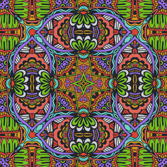 Tribal vintage ethnic seamless design