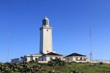 Fototapeta na wymiar Lighthouse of Santa Marta, Santa Catarina.