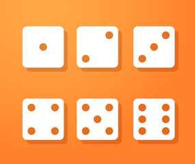 Set of dice icons