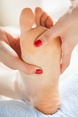 Obraz na płótnie Canvas foot massage