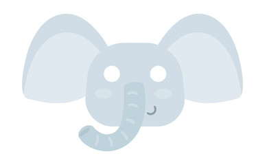 Animals carnival mask vector icon