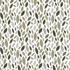 seamless leaf pattern and background vector illustration