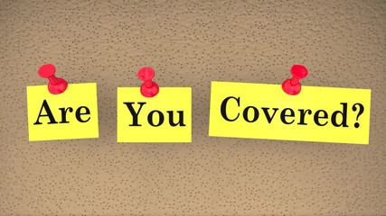 Are You Covered Insurance Risk Gap Policy Question 3d Animation