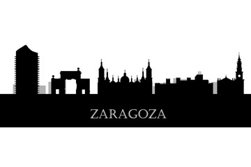 Obraz premium zaragoza skyline
