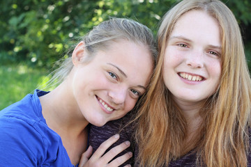 Fototapeta premium Two lovely sisters