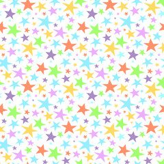 seamless star pattern and background vector illustration