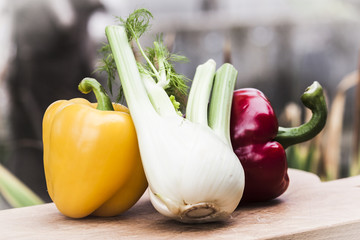 Peppers and fennel