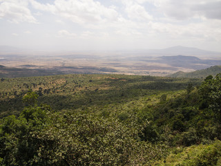 Fototapeta na wymiar Rift Valley in Kenya Africa
