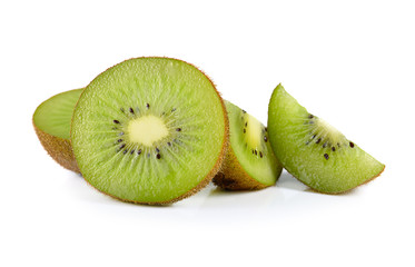 kiwi fruit isolated on white background