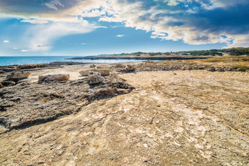 wild rocky coast of Puglia