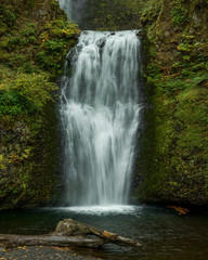 Fototapeta na wymiar Lower Multnomah Falls, Columbia River Gorge, Oregon, USA