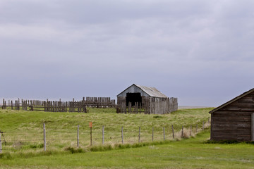 Obraz premium Saskatchewan Farm Buildings