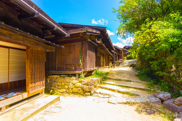 Tsumago Village Nakasendo Dirt Road Countryside H