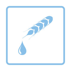 Wheat with drop icon