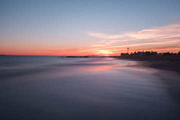 Obraz premium Coney Island Sunset