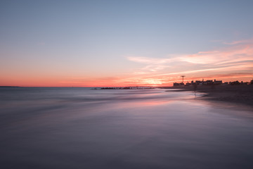 Fototapeta na wymiar Coney Island Sunset