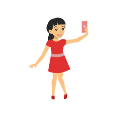 Selfie People Cartoon