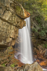 Fototapeta premium Douglas Falls Plunge - Thomas, West Virginia