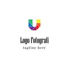 Alphabet and Letter for Photography Logo Templat