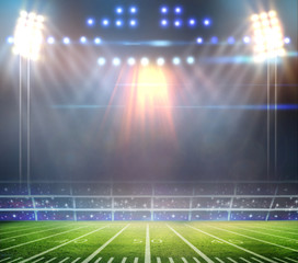 american football stadium 3D.