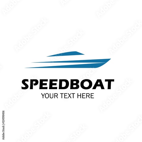 "Speed Boat Vector Logo Design" Stock image and royalty ...