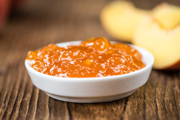 Peach Jam (selective focus)