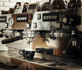 Coffee Shop Cafeteria Restaurant Service Concept