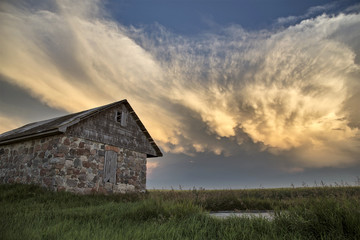 Obraz premium Storm Clouds Saskatchewan