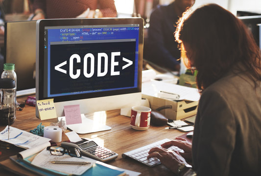 Code Coding Programming Technology Technical Concept