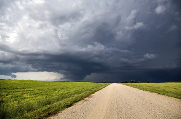 Obraz premium Storm Clouds Saskatchewan