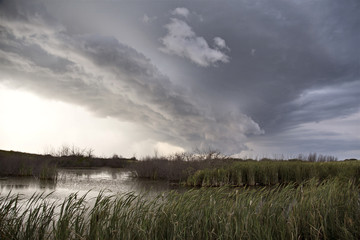 Fototapeta premium Storm Clouds Saskatchewan