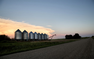 Storm Clouds Saskatchewan sunset