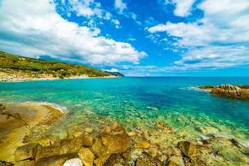 Spiaggia di Seccheto in Elba Island, Tuscany, Italy.