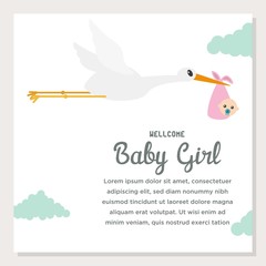 New Born Card for Baby and Beautiful Mom