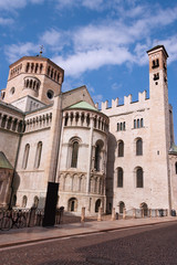 Fototapeta na wymiar Cathedral of San Vigilio - Trento Italy