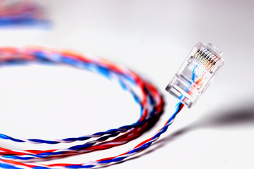  color plug wire lan