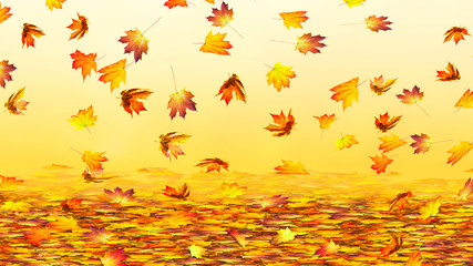 Obraz na płótnie Canvas golden autumn